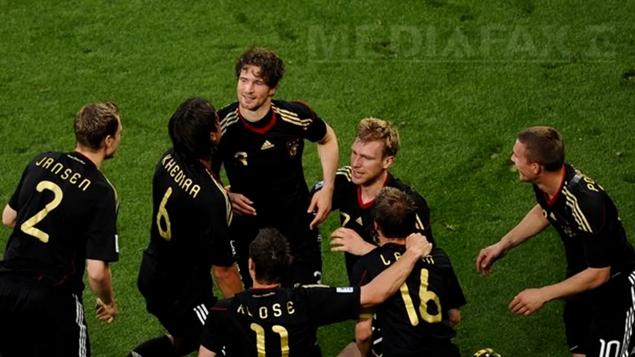 Germania a învins Argentina, scor 4-0, şi s-a calificat în semifinalele Cupei Mondiale