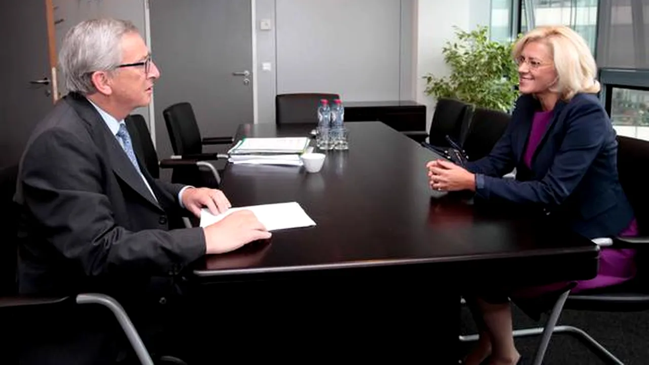 Corina Creţu, pe LISTA COMISARILOR desemnaţi trimisă de Jean-Claude Juncker lui Matteo Renzi