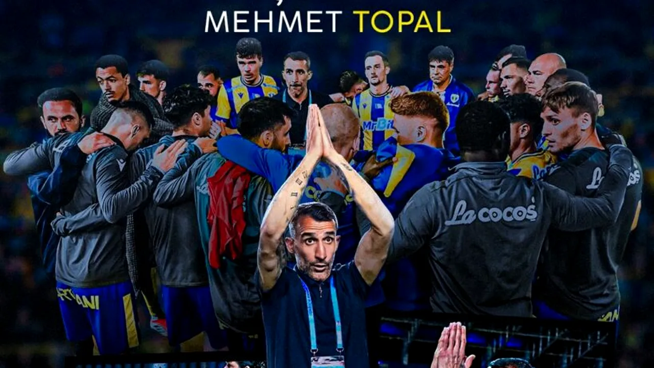Petrolul Ploiești a anunțat încheierea colaborării cu antrenorul Mehmet Topal