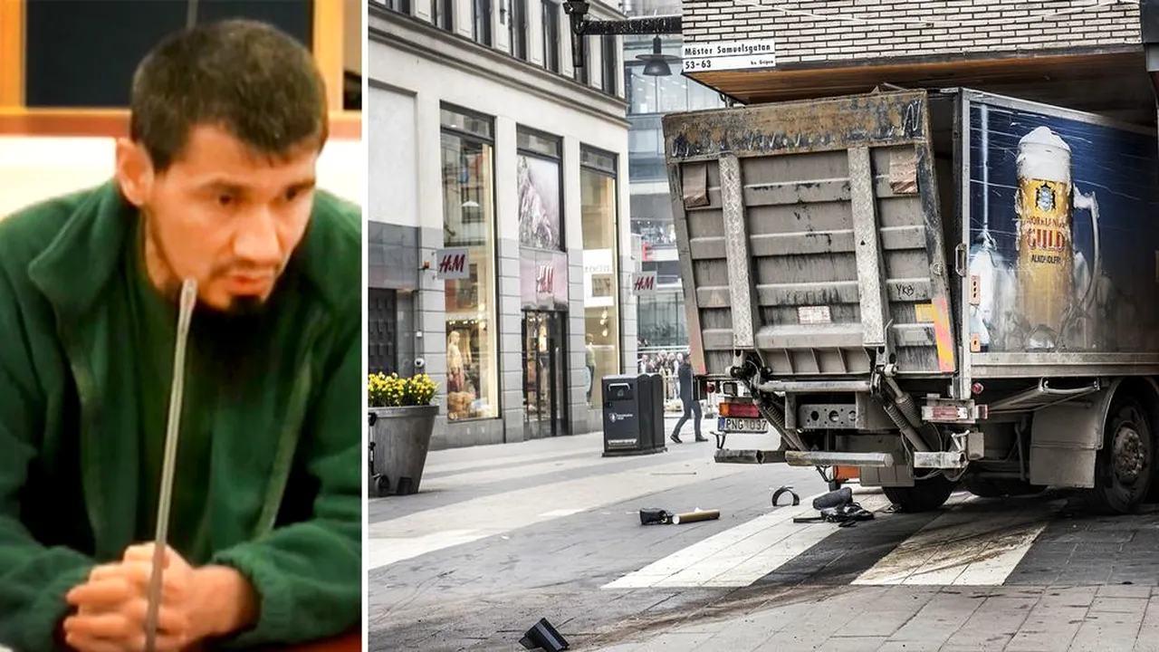 Autorul atacului terorist, cu camionul, în Stockholm, ÎNCHIS pe viaţă