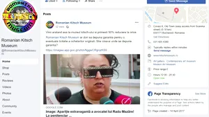 Muzeul Kitsch-ului ironizează ochelarii avocatei lui Mazăre: Vino arătând aşa şi ai 50% reducere