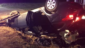 Accident mortal în Dâmboviţa: Un tânăr a murit şi doi bărbaţi au fost răniţi, după ce maşina în care se aflau a lovit un cal şi s-a răsturnat