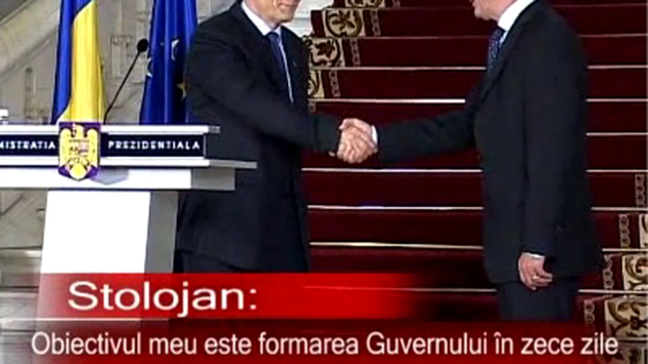 Stolojan: Obiectivul meu este formarea Guvernului în zece zile