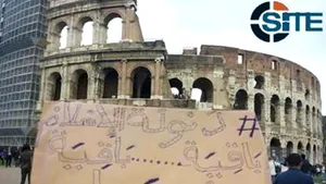 Susţinători ai grupării Stat Islamic au publicat online fotografii ameninţătoare realizate la Roma - FOTO