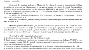 Finalizarea proiectului “Reabilitarea şi modernizarea imobilului - Grădiniţa Steluţa”