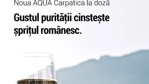 AQUA Carpatica, membră Valvis Holding, lansează cu mândrie prima doza de apa minerală românească