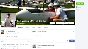 Familia pilotului planorului dispărut a creat pagina de Facebook 