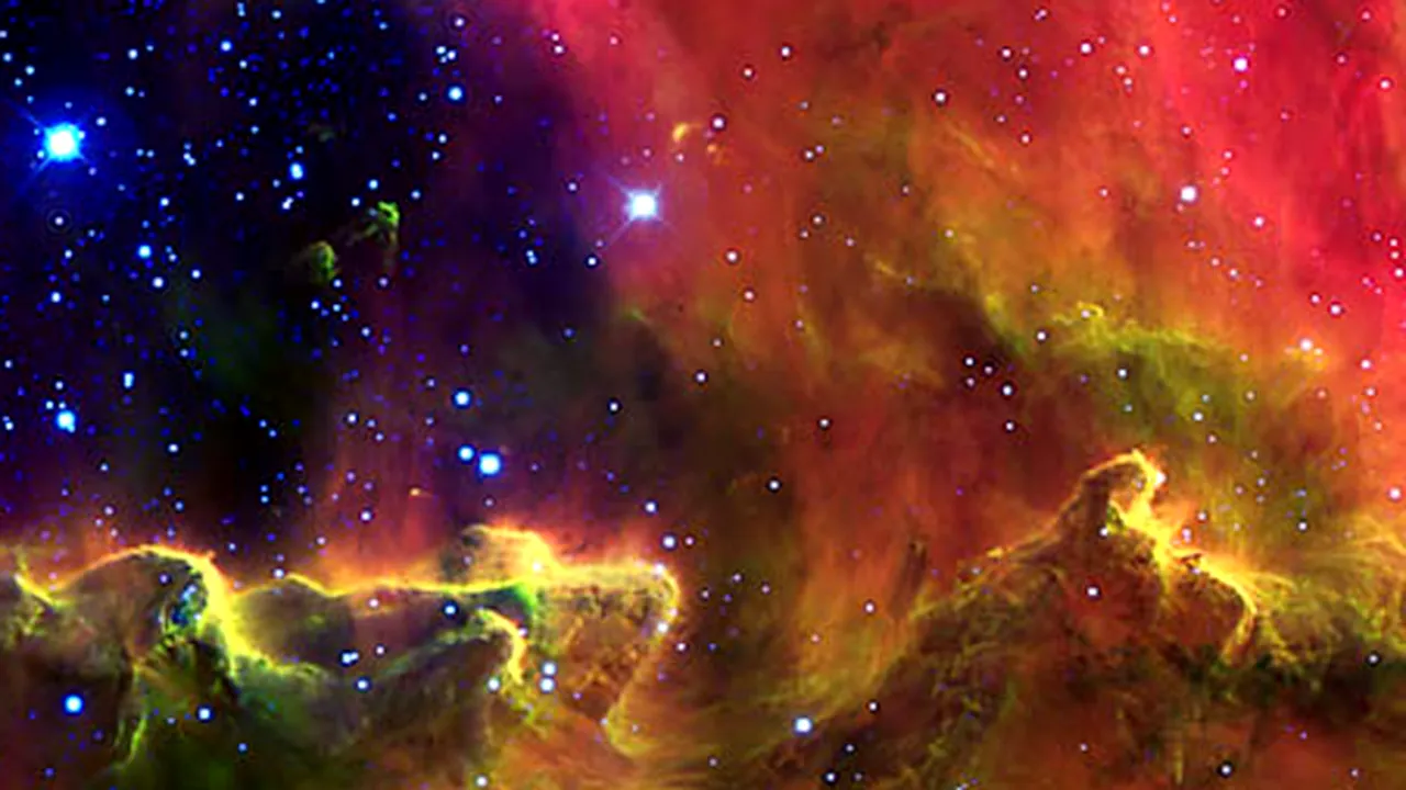Spectacol cosmic: O nebuloasă din Calea Lactee îşi arată splendoarea într-o imagine multicoloră - GALERIE FOTO