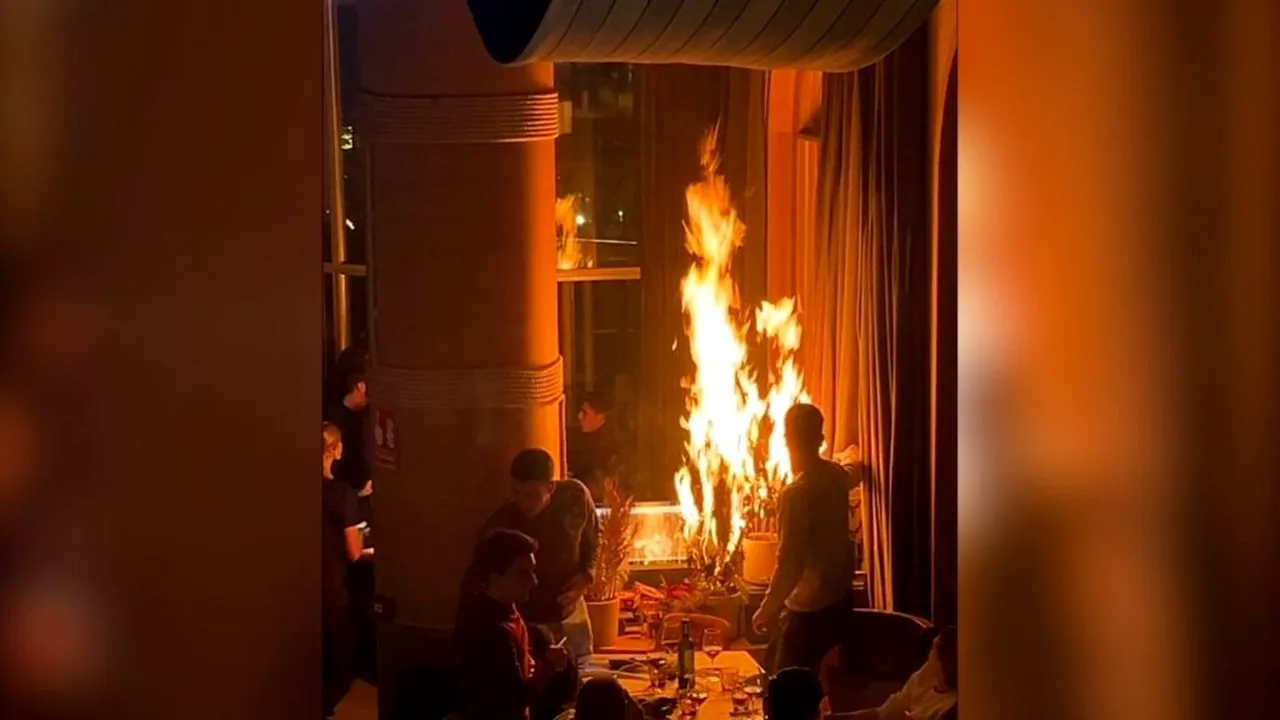 Incendiu într-un restaurant de lux din Madrid. Localul a fost evacuat în toiul nopții