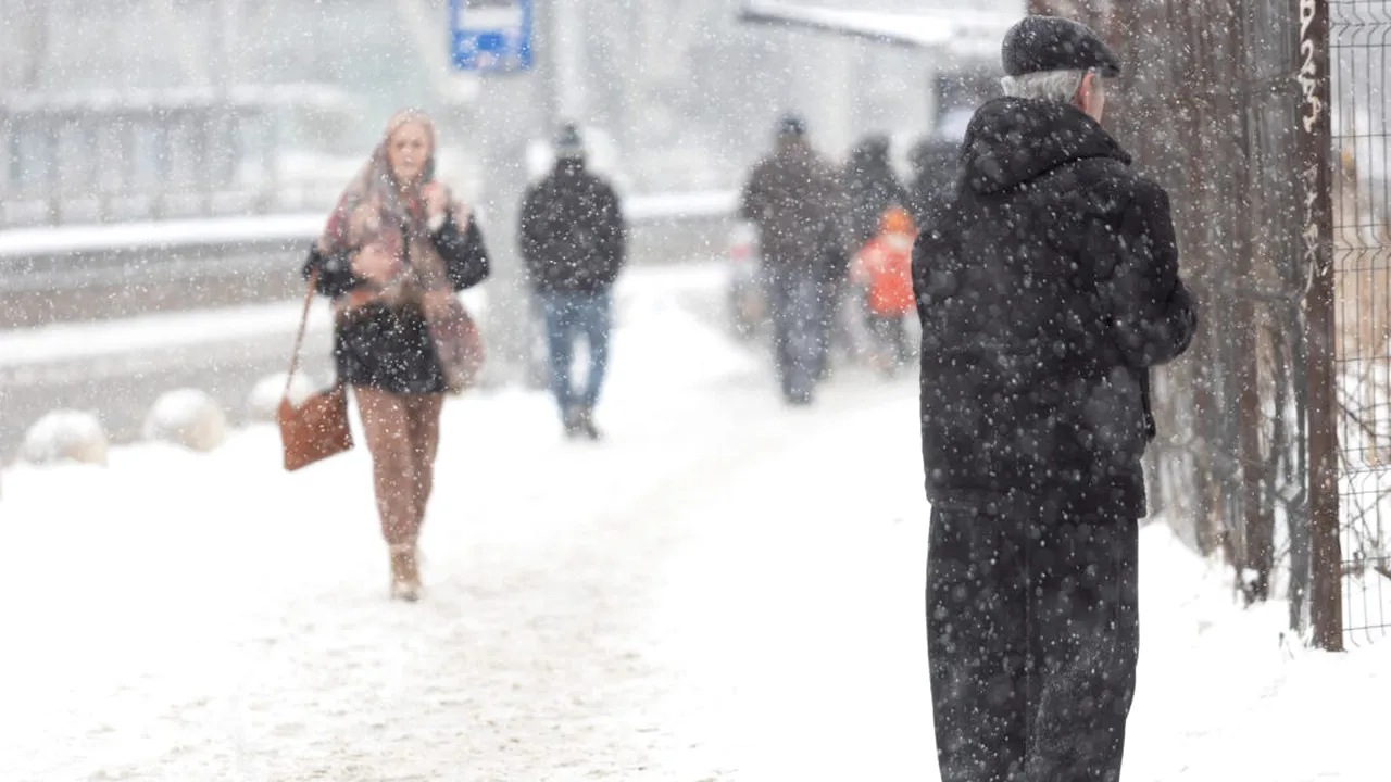 Când va cădea ultima ninsoare în orașul tău? Datele estimate de meteorologii ANM și Accuweather pentru 2026