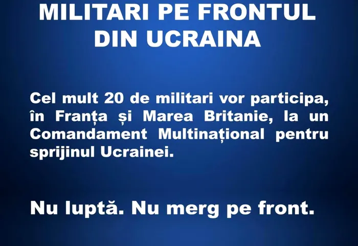 SOCIAL Nicușor Dan, despre militarii români și Ucraina: „România NU trimite trupe combatante și nici militari pe front”