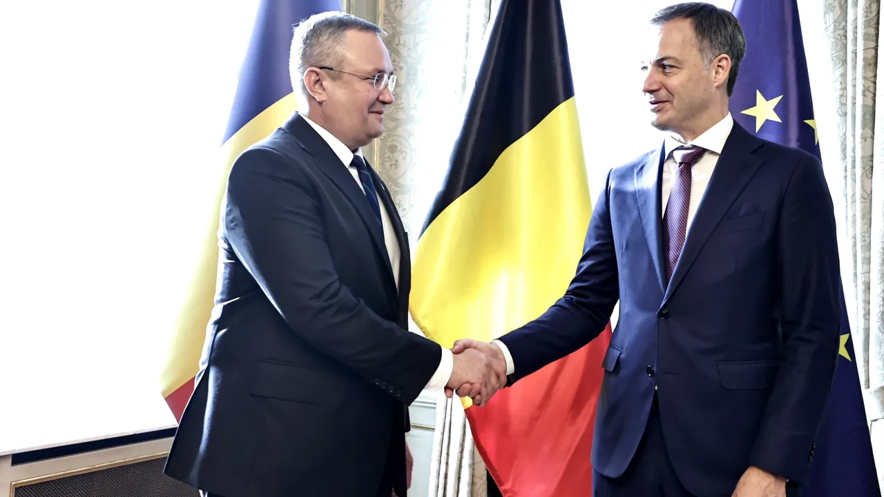 Nicolae Ciucă, discuţie cu premierul Belgiei despre energie, Schengen şi portul Constanţa