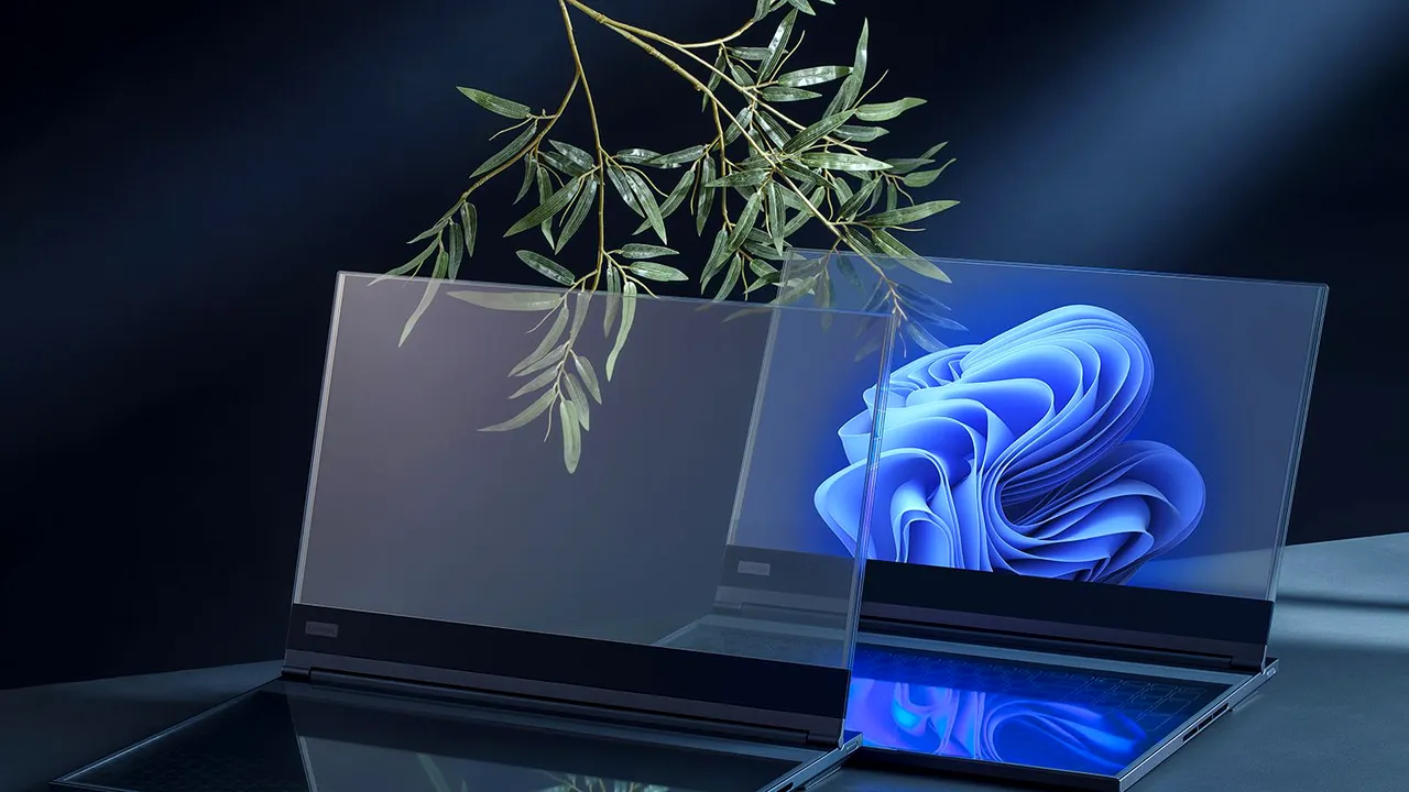 Lenovo dezvăluie laptopul cu ecran transparent