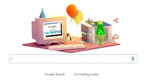 Google sărbătoreşte, duminică, 17 ani de la înfiinţare printr-un logo special
