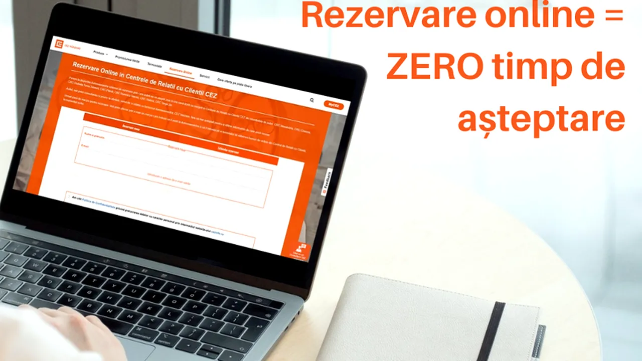 Ieşi pe plus. Programează online vizita în Centrele de Relaţii cu Clienţii CEZ Vânzare şi câştigi timp