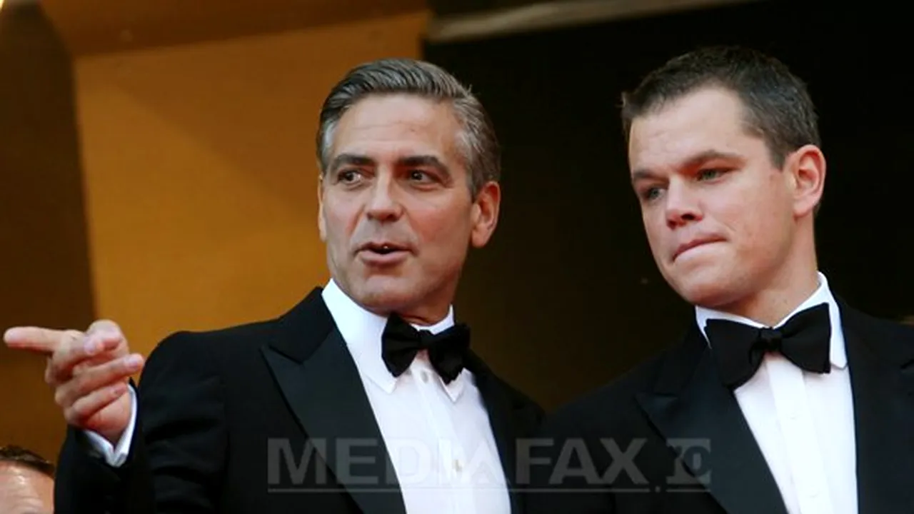 George Clooney l-a rugat pe Matt Damon să îi fie cavaler de onoare la nuntă