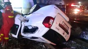 UPDATE Accident feroviar lângă București: o persoană încarcerată, intervenție în desfășurare