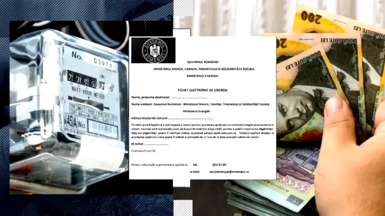 Câți români au cerut tichete pentru plata facturilor la energie după expirarea schemei de plafonare a prețurilor? Statul a alocat bani, dar nu toți au fost folosiți