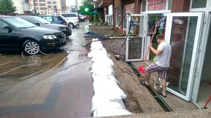 ULTIMELE 24 de ore. Case şi curţi inundate, copaci doborâţi de vânt şi drumuri inundate, în 56 de localităţi şi Capitală