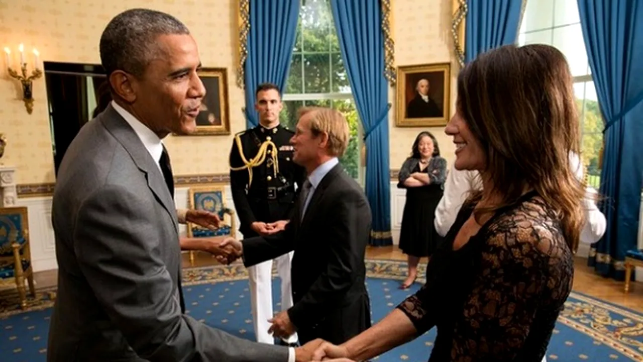 Nadia Comăneci s-a întâlnit cu Barack Obama la Casa Albă