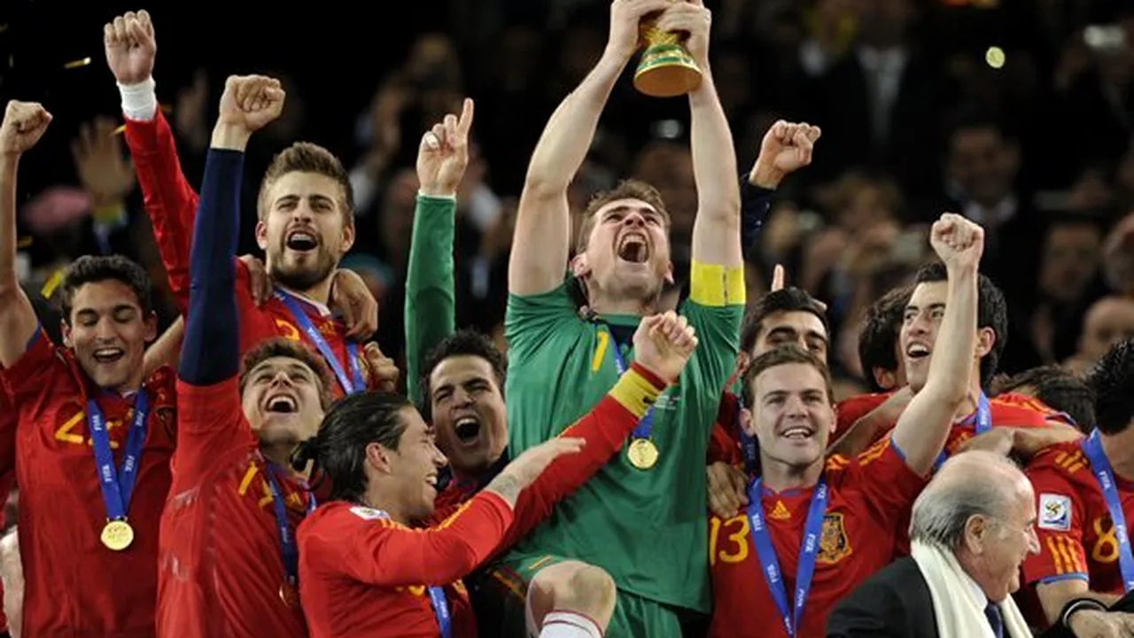 Prezentarea campioanei mondiale, Spania