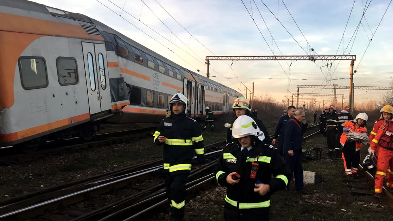 Circulaţia trenurilor spre şi dinspre Moldova, afectată după accidentul feroviar din Ploieşti