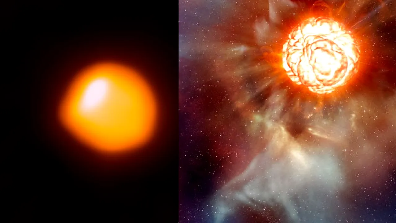 Steaua Betelgeuse se apropie de sfârşitul vieţii sale. Supernova va putea fi admirată ziua, fără telescop  