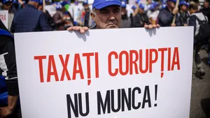 Protest sindical în Capitală. O delegaţie a fost primită la consultări la Ministerul Finanţelor