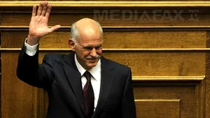 Giorgios Papandreou obţine încrederea Parlamentului. Votul este esenţial pentru salvarea Greciei