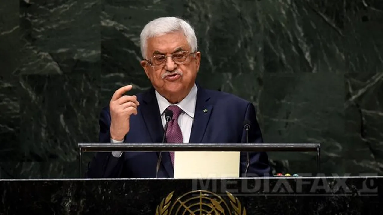 Mahmoud Abbas vrea reluarea negocierilor israelo-palestiniene pe baza planului a două state