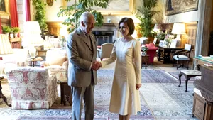 Moldovan President Maia Sandu received by King Charles III