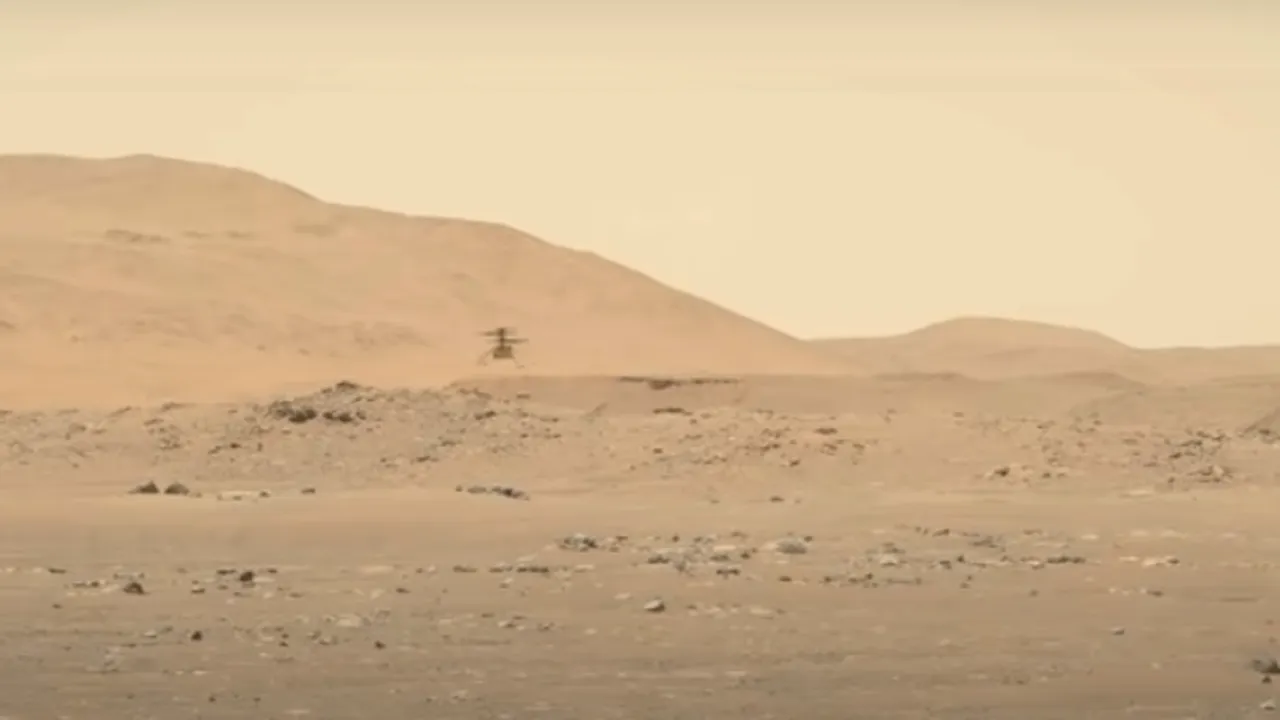 Elicopterul Ingenuity al NASA a zburat, mai mult şi mai sus, pe Marte