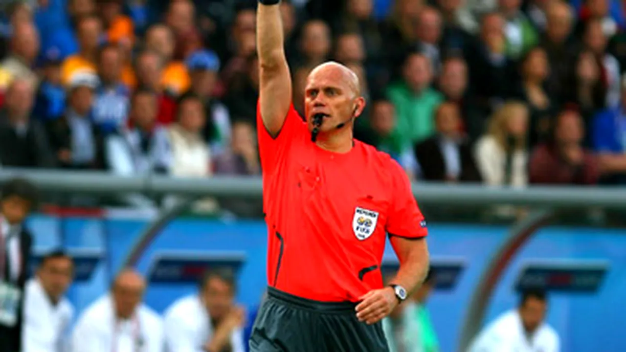 Arbitrul Tom Ovrebo, ameninţat cu moartea, a fost scos pe ascuns din Anglia
