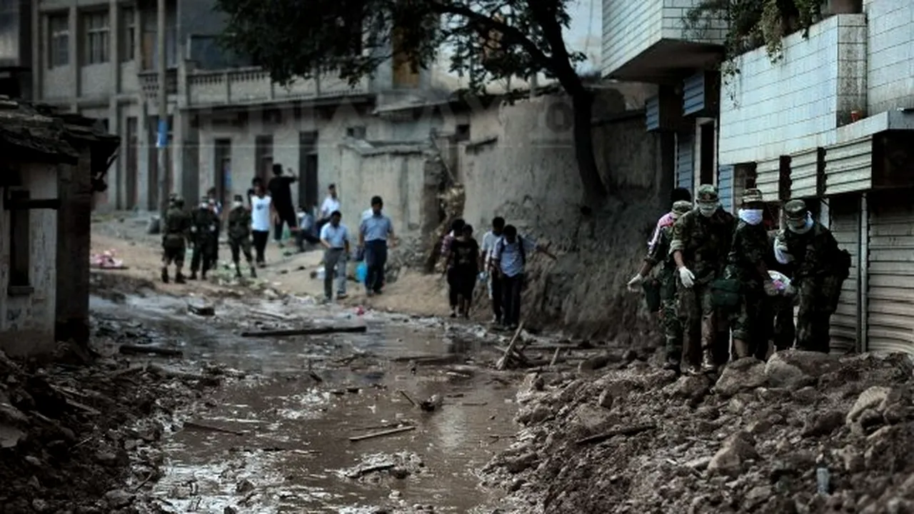 Precipitaţiile abundente provoacă inundaţii şi pagube materiale importante în Coreea de Nord