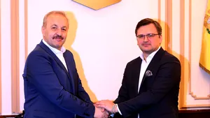 Vasile Dîncu, întâlnire oficială cu ministrul de externe ucrainean, Dmitro Kuleba