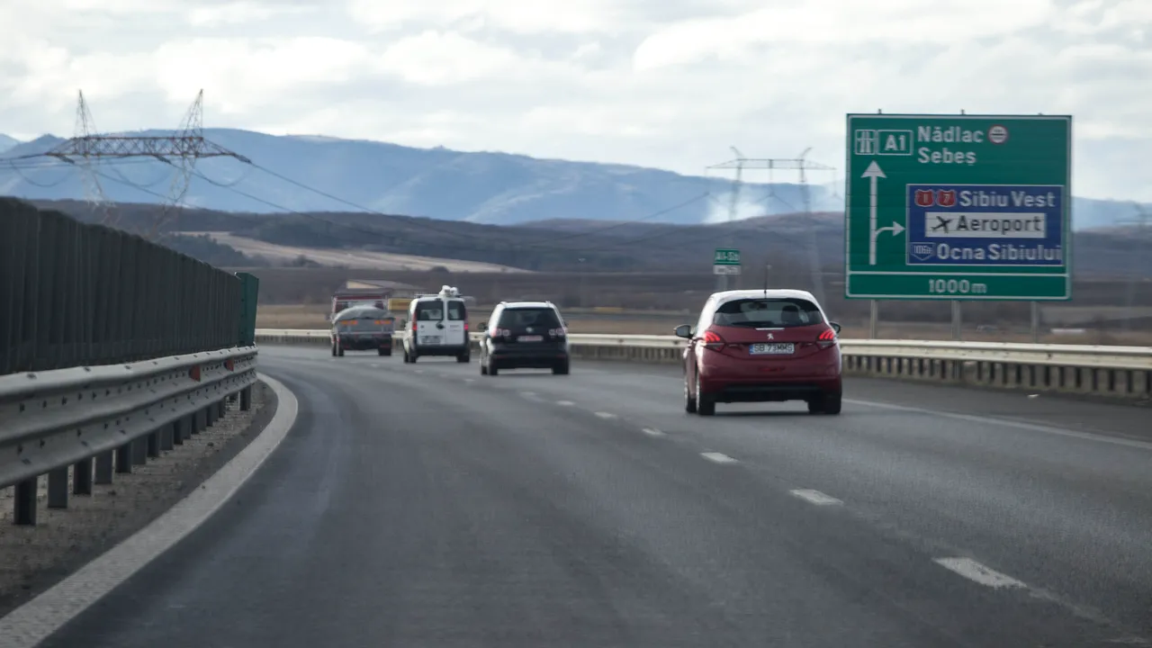 Infotrafic: restricţii de circulaţie pe A1 din cauza lucrărilor