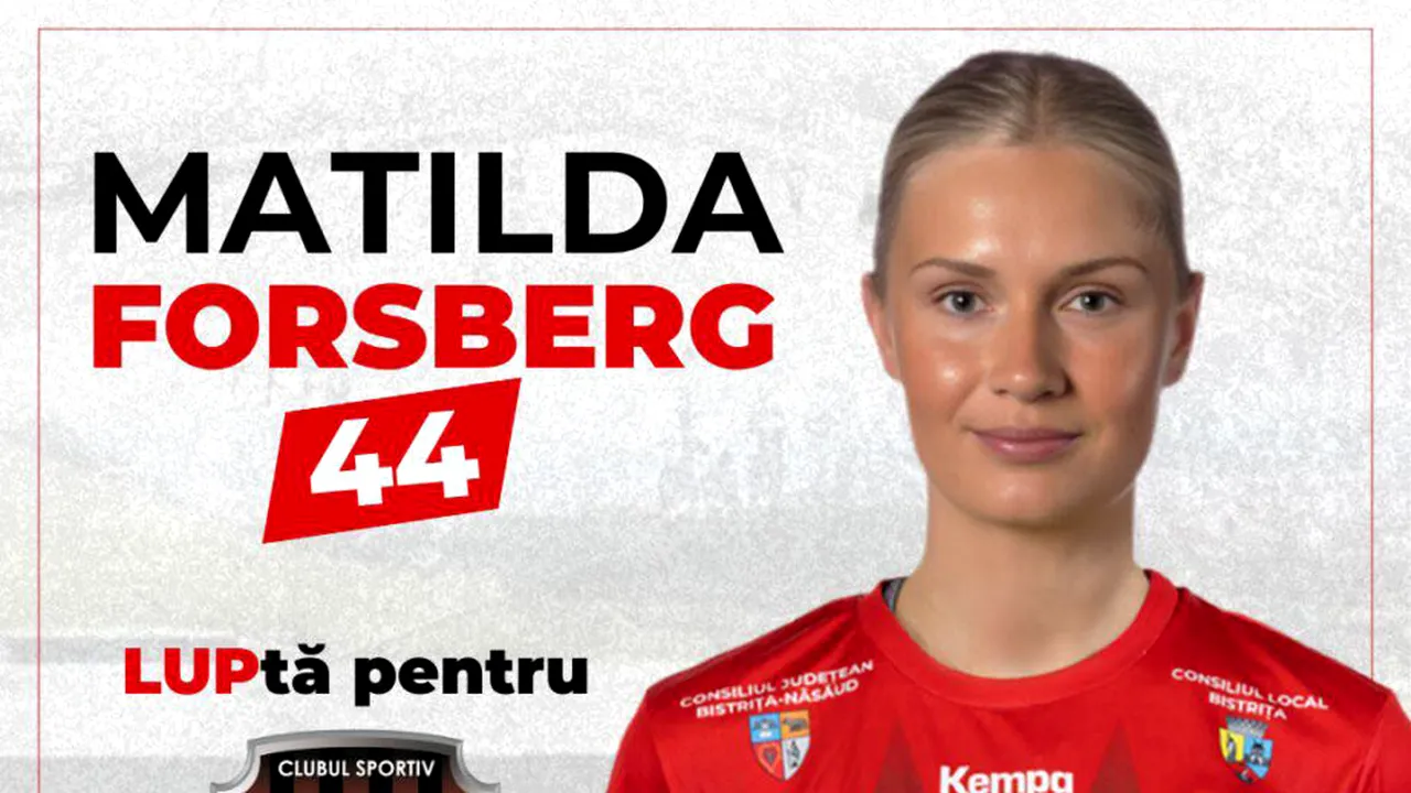 Goria Bistrița transferă o extremă suedeză, de la Savehof, pentru restul sezonului