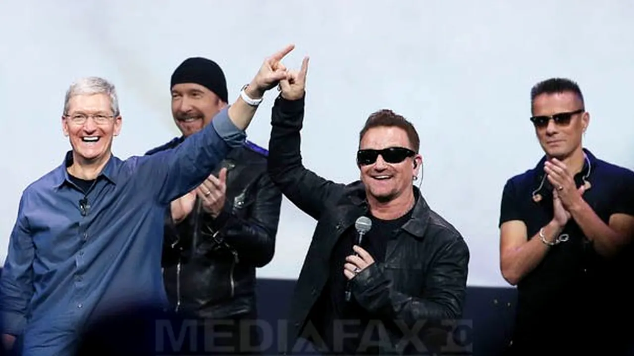 Trupa U2 colaborează cu grupul Apple pentru a dezvolta un format muzical care să combată pirateria