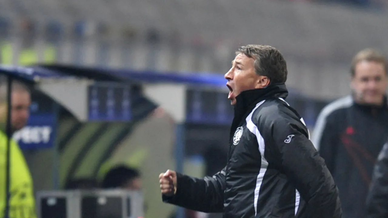 Dan Petrescu: Mă simt bine cu opt puncte în Liga Campionilor, dar mai vreau încă unul