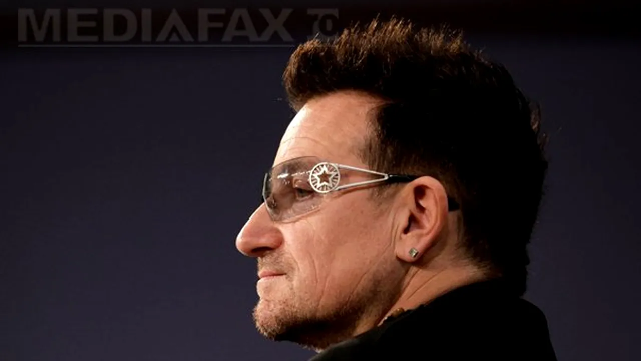 Bono a încheiat un parteneriat ce vizează furnizarea de servicii medicale oculare pentru săraci - VIDEO