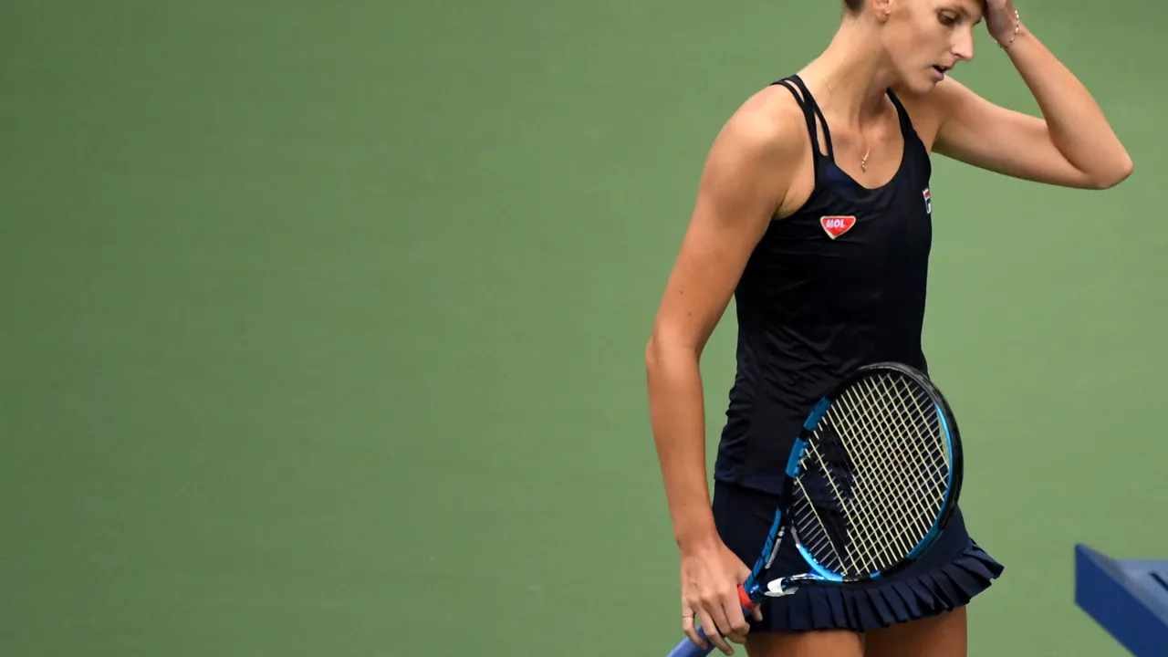 Pliskova, out de la US Open. Principala favorită a turneului a fost eliminată în turul 2