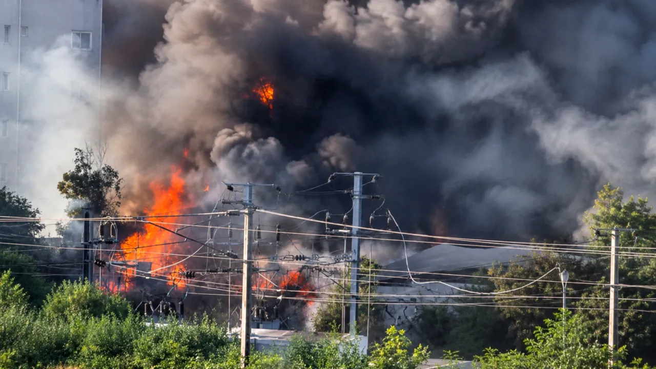 Incendiu puternic lângă o gară din Londra: transportul feroviar, paralizat