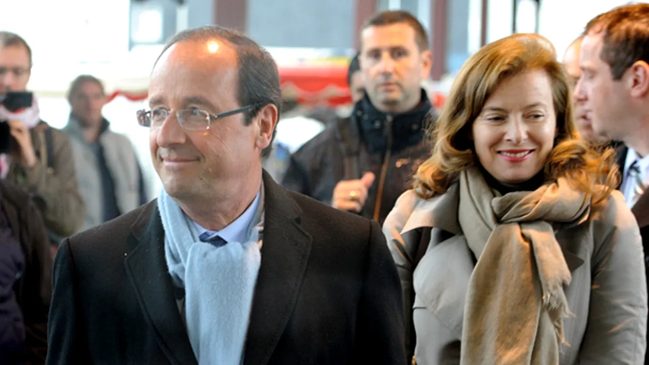Jurnalista Valerie Trierweiler, prietena lui Francois Hollande, este noua Primă Doamnă a Franţei