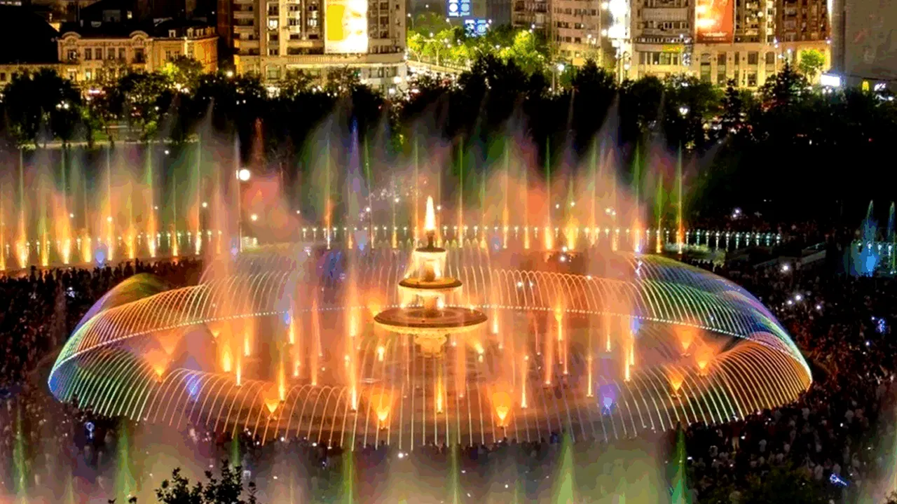 Spectacolele Simfonia Apei au loc în această seară, 31 mai, conform programului