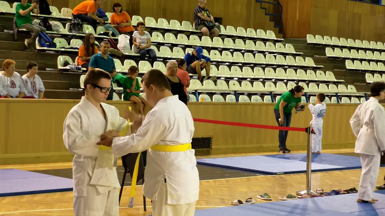 Peste 60 de persoane cu dizabilităţi participă la un turneu european de judo adaptat nevoilor lor, în Cluj