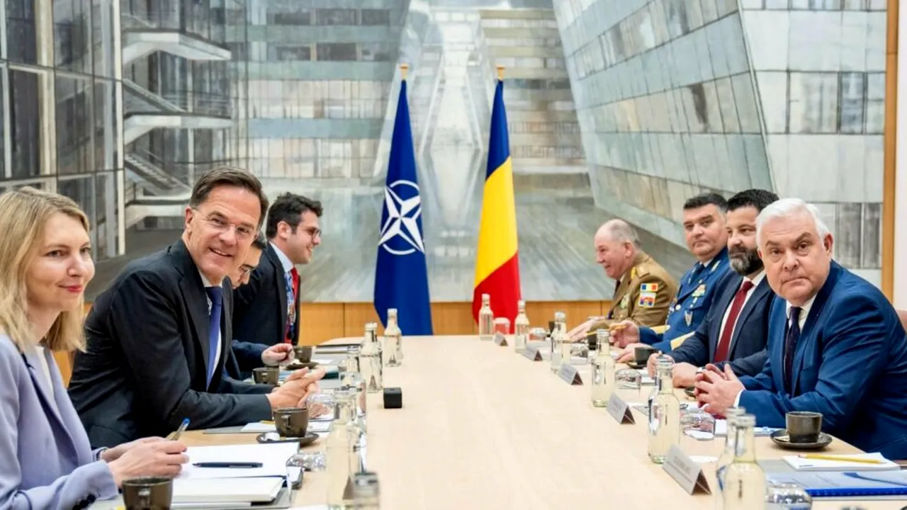 Ministrul apărării naționale, discuții, la Bruxelles, cu  Secretarul General NATO, Mark Rutte