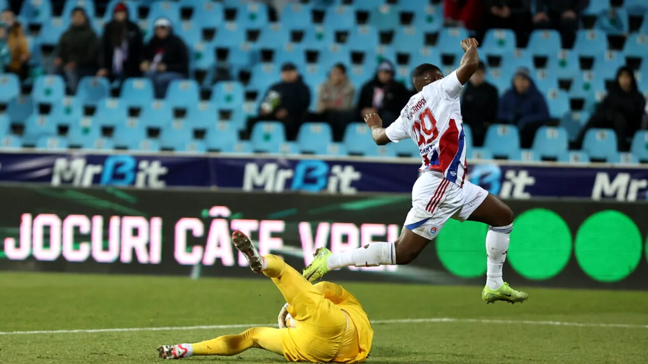 Superliga de fotbal. Unirea Slobozia câștigă trei puncte uriașe în lupta pentru evitarea retrogradării