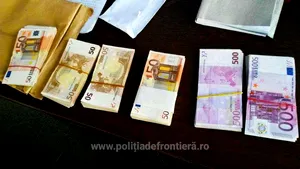 37.000 euro ascunşi în bagajele unei tinere din Bucureşti, descoperiţi de poliţişti la Vama Albiţa 