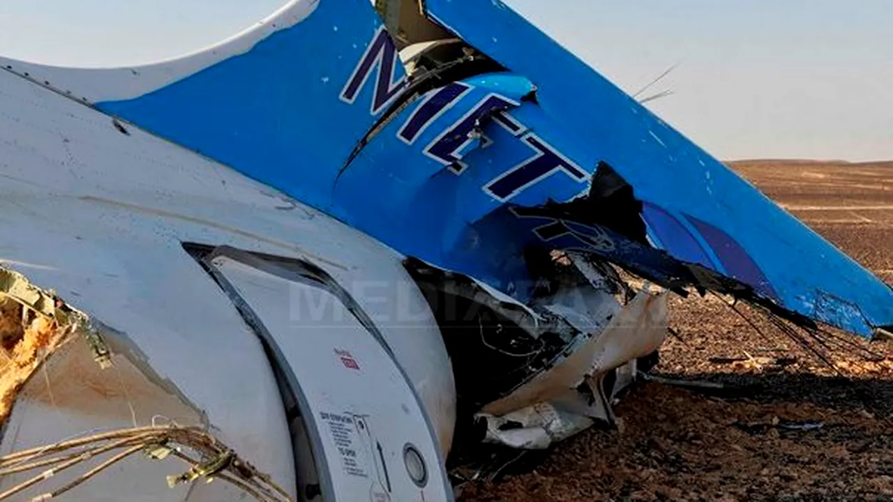 Avionul rus prăbuşit în Egipt, vizat de o bombă instalată de reţeaua teroristă Stat Islamic - surse americane