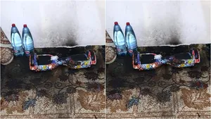 Cadoul de Crăciun al unui tată pentru copilul său a izbucnit în flăcări la două zile după ce a fost desfăcut. VIDEO